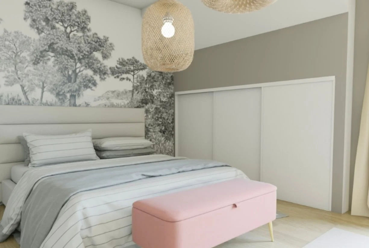 Visuels 3D d'une chambre